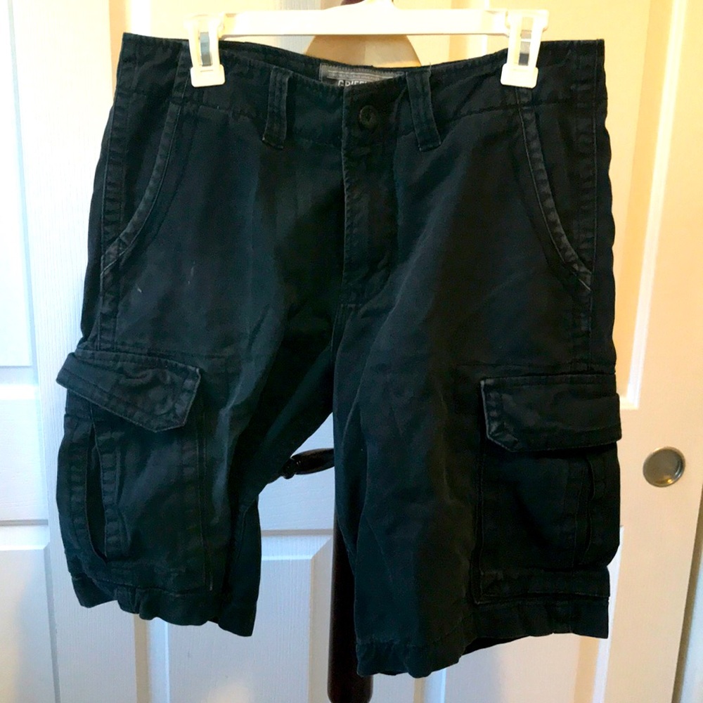 Navy blue shorts for men